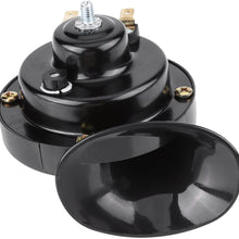 SANON Universal 25W 12V 110dB 510HZ ABS Motorcycle Electric Snail Horn Loud Voice Speaker