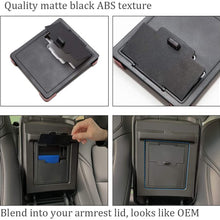 Farmogo Tesla Model 3 Model Y Armrest Hidden Storage Box Center Console Organizer Tray (Black)