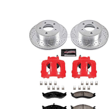 Power Stop KC2152 Z23 Evolution Sport 1-Click Brake Kit with Powder Coated Calipers (Brake Pads, Drilled/Slotted Rotors)