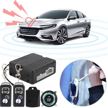 Senyar 12V Car Ignition Switch Engine Push Start Button Car Vibration Alarm System Ignition Push&Remote Control Kit Universa