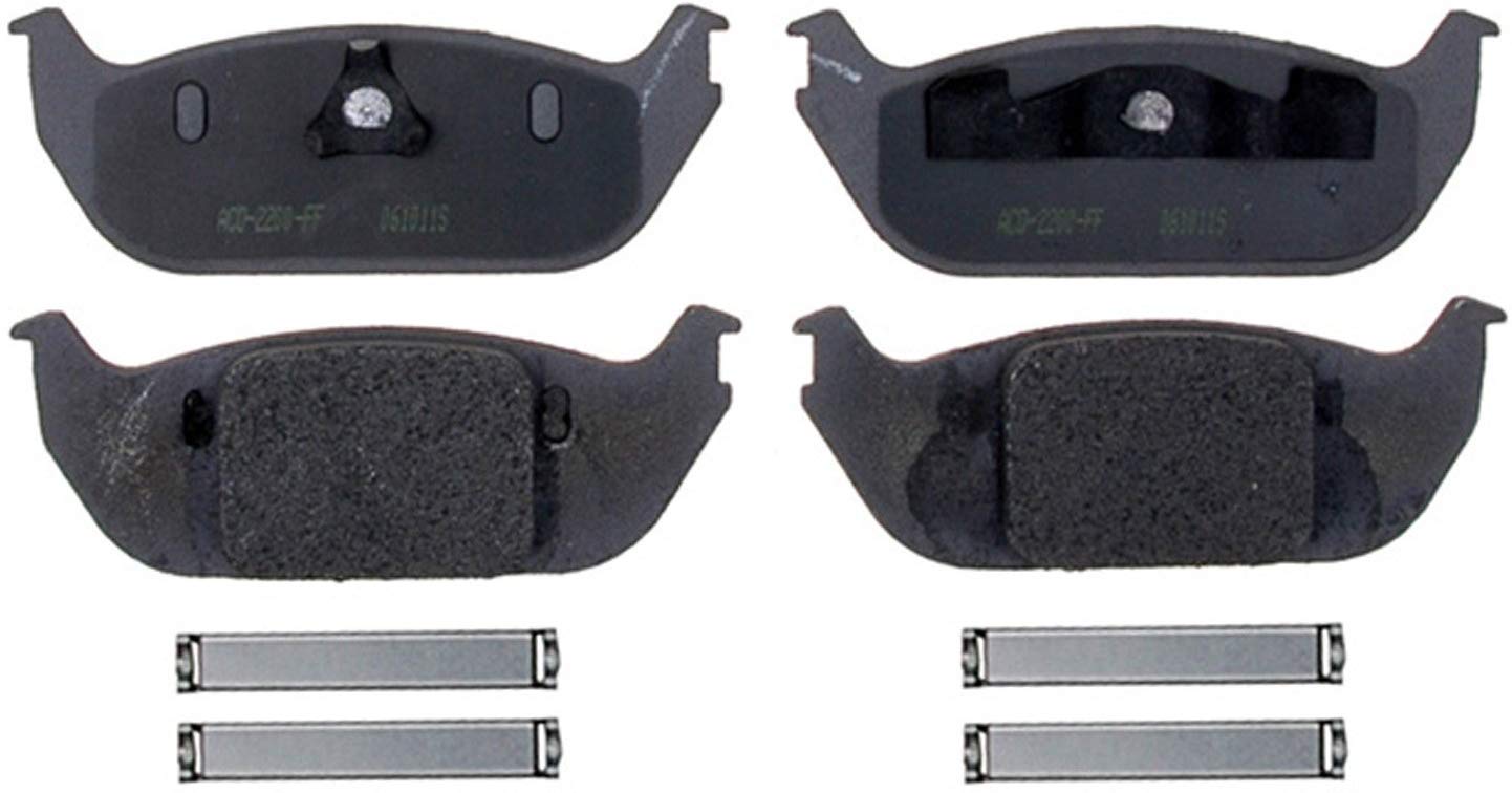 ACDelco 14D952MH Advantage Semi-Metallic Rear Disc Brake Pad Set with Hardware