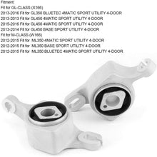 Senyar Control Arm Bushing, 1 Pair of Aluminum lloy Rear Front Arm Bushing 1663300243 1663300143 Fit for Benz Gl-Class X166 M-Class W166