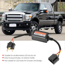 Suuonee Headlight Decoder,2pcs Car LED Headlight Decoder Radio Audio Anti-interference Error Canceler Filter for H4