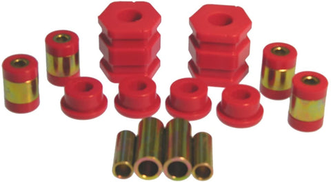 Prothane 8-221 Red Front Upper and Lower Control Arm Bushing Kit