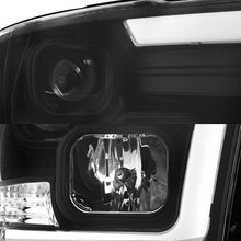 For 2009-2018 Dodge Ram 1500 2500 3500 Truck LED Tube Black Projector Headlights Left+Right Replacement