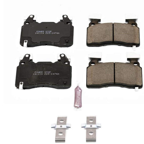 Power Stop Z23-1474A, Z23 Evolution Sport Carbon-Fiber Ceramic Front Brake Pads