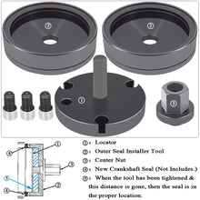 3406 Diesel Front & Rear Crankshaft Seal/Wear Sleeve Installer Tool, Compatible with CAT 3406 3408 C-15