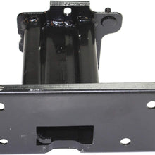 Front Bumper Bracket Compatible with NISSAN ROGUE 2014-2018 LH Mounting Bracket Steel (Hybrid 2017)/(Non-Hybrid Models USA Built)