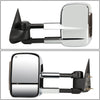 DNA Motoring TWM-021-T999-CH-SM+DM-SY-022 Pair of Towing Side Mirrors + Blind Spot Mirrors