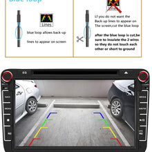 Misayaee Rear View Back Up Reverse Parking Camera in Original Reverse Hole On Trunk Handle Bar Night Version (NTSC) for Hyundai Elantra Avante 2012-2015 /Kia cerato 2013-2017 /Hyundai i30 2014