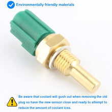 Engine Coolant Temperature Sensor, ECT Temp Sensor Replace D583, 19022018 for Toyota 4Runner Avalon Camry Corolla RAV4 Sienna Solara Tacoma Tundra, More Lexus, Scion, Pontiac, Mazda Vehicles