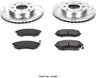 Power Stop K1087 Front Brake Kit with Drilled/Slotted Brake Rotors and Z23 Evolution Ceramic Brake Pads