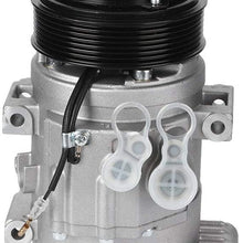 Air Conditioner Compressor, Automotive A/C Air Conditioning Compressor Assembly Replacement Fit for Toyota Tacoma 2.7L 4.0L 2005-2014 Replaces Part# CO10835C