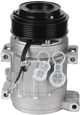 Air Conditioner Compressor, Automotive A/C Air Conditioning Compressor Assembly Replacement Fit for Toyota Tacoma 2.7L 4.0L 2005-2014 Replaces Part# CO10835C