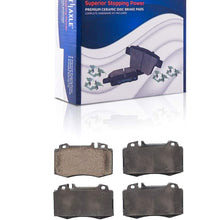 Detroit Axle - Front Ceramic Brake Pads w/Hardware Kit for Mercedes Benz CL500 CL55 CL600 CLK500 CLK55 E500 ML430 ML500 ML55 S350 S430 S500 S55 S600 SL500 SL600