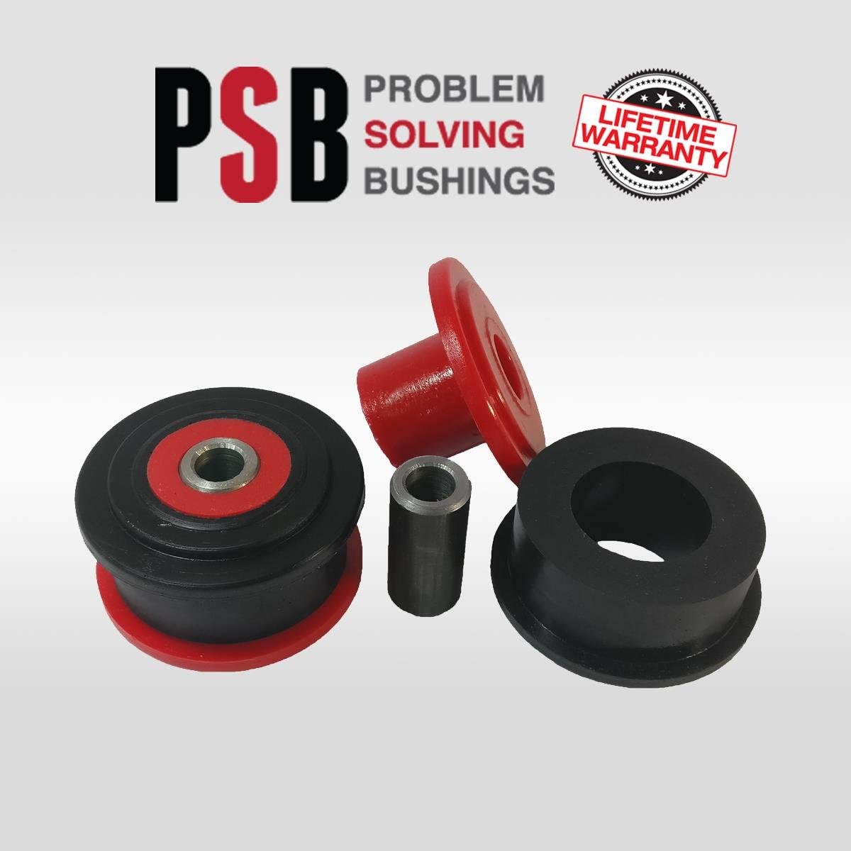2 x Front Wishbone Rear Poly Bushing Forged Arm Replacement for Audi TT MK1 (98-06) - PSB 733