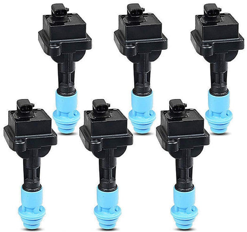 A-Premium Ignition Coils Pack Replacement for Toyota Supra 1993-1998 3.0L 2JZ-GTE Twin Turbo 6-PC Set