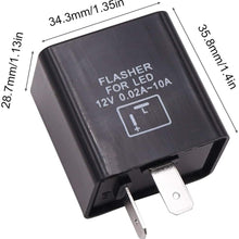 smseace 2Pin 12V Electronic LED Flasher Relay for Cars or motorycles fix The Fast/Rapid Flashing Turn Signal Switch Current 0.02A - 10A Flasher Relay For-LED-1pcs