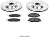 Power Stop K5944 Front Brake Kit with Drilled/Slotted Brake Rotors and Z23 Evolution Ceramic Brake Pads