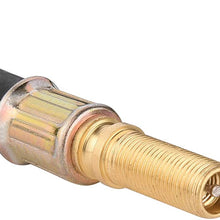 Bluecell 2pcs 8.25’’ Flexible Extension Tire Valve Adaptor for Universal Cars Truck Motorcycle Bike