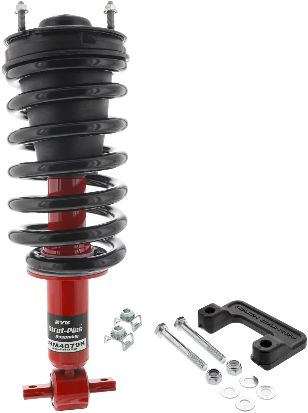 KYB SRM4079K Truck-Plus-Leveling Complete Corner Unit Leveling Assembly -Strut, Mount and Spring