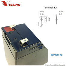 Vision SCP1280 F2 Battery