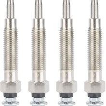 KIMISS Car Spark Plugs, Steel 4Pcs/Set Diesel Heater Glow Plugs Fit For L200 L300 0250202092