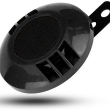 Oenbopo Snail Horn Loudspeaker Loud Electric Universal for 12V Motorcycle Car Black 110dB 430HZ