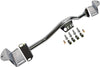 NEW SOUTHWEST SPEED CHROME TUBULAR TRANSMISSION CROSSMEMBER FOR 1955-1957 CHEVY WITH POWERGLIDE, TURBO TH 350, TH 400, 700R4, MUNCIE, SAGINAW, 3 & 4 SPEED, TRIM-TO-FIT MOUNT WITH HARDWARE