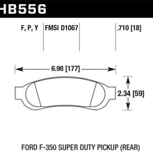 Hawk Performance HB556P.710 SuperDuty Brake Pad