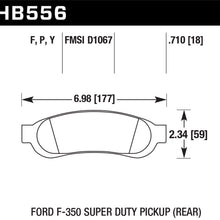 Hawk Performance HB556Y.710 LTS Brake Pad