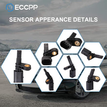ECCPP Front Left ABS Wheel Speed Sensor Compatible with 2006-2013 Audi A3,2008-2011 Audi TT,2004-2005 Porsche Carrera GT,Vw Beetle Golf City GTI Jetta Bora CC Eos ALS430 Set of 1