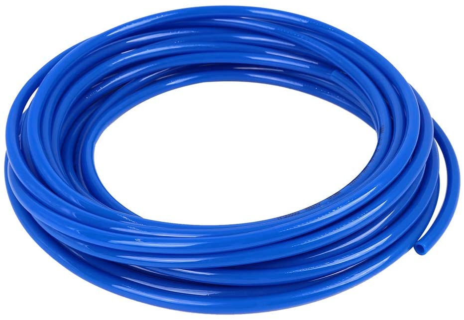 X AUTOHAUX Universal Truck Car 10 Meter 32.8ft 5mm Inner Dia Universal Polyurethane PU Vacuum Hose Tube Blue