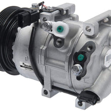 New Mando 10A1052 AC Compressor with Clutch Original Equipment (Pre-filled Oil)
