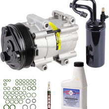 AC Compressor w/A/C Drier Expansion Oil & O-Rings For Ford Explorer Ranger V6 Mazda B3000 B4000 Mercury Mountaineer - BuyAutoParts 60-80126RK New