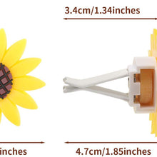 6 Pieces Car Air Freshener Sunflower car Accessories Sunflower Air Vent Clips Cute Car Air Freshener Sunflowers Gift Decorations Girasoles Car Clip Interior Air Vent Decorations