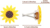 6 Pieces Car Air Freshener Sunflower car Accessories Sunflower Air Vent Clips Cute Car Air Freshener Sunflowers Gift Decorations Girasoles Car Clip Interior Air Vent Decorations