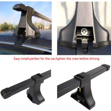 Lizudian 54" Universal Top Roof Rack Cross Bars Luggage for 4 Door Car SUV Truck