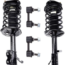 HUBDEPOT 4PC Front Strut Spring Assembly Stabilizer Bar Link Kit Fit for 1993-2002 for for TOYOTA Corolla [US Stock]