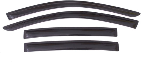 Auto Ventshade 94535 Original Ventvisor Side Window Deflector Dark Smoke, 4-Piece Set for 2013-2017 Honda Accord