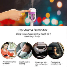 MIGHTYDUTY Car Air Humidifier Aromatherapy Essential Oil Diffuser Freshener Diffuser Purple