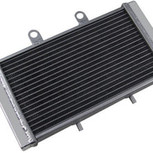 OzCoolingParts Pro Full Aluminum Oversized ATV Radiator for Yamaha Honda ECX 50 70 90 CC Quad ATV Apex Eton