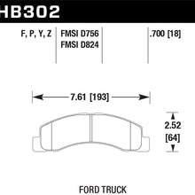 Hawk Performance HB302P.700 SuperDuty Brake Pad