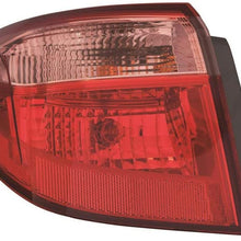For Toyota Corolla E/L/LE Model Tail Light Assembly 2017 2018 2019 Driver Side Outer Halogen Type For TO2804130 | 81560-02B00