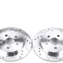 Power Stop JBR1362XPR Rear Evolution Drilled & Slotted Rotor Pair