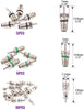 Swpeet 41Pcs R12 / R134a AC Master Valve Core Repair Kit, Including Assortment R12 R134a Valve Core Refrigeration Tire Valve Stem Cores with Remover Tool for Most Cars