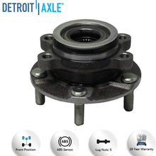 Detroit Axle - Front Lower Control Arms w/Ball Joints Sway Bar Links Inner Outer Tie Rods w/Boots & Wheel Hub Bearing Assembly for 2008-2013 Nissan Rogue/ 2014-2015 Rogue Select