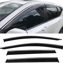 Window Visors Compatible With 2017 Honda CRV | Smoke Tinted/Semi-transparent PC Injection Polycarbonate CR-V Shade Rain Sun Guard Wind Vent Air Deflector by IKON MOTORSPORTS | 2018