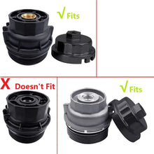 Heavy Duty Oil Filter Wrench for Toyota,Lexus,RAV4,Camry,Tundra,Highlander,Sienna and More-Cup Style Oil Filter Cap Removal Socket Tool for 2.5-5.7L Engine with 64mm Cartridge Style Oil Filter Housing