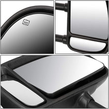 DNA Motoring TWM-004-T888-BK-AM+DM-074 Pair of Towing Side Mirrors + Blind Spot Mirrors